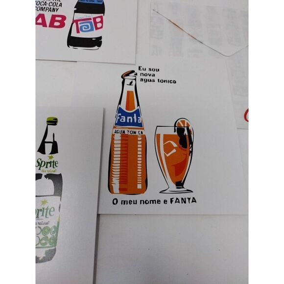 Vintage Coca Cola Retro Cards 4 Designs 8 Cards Total Various Fun Retro Designs - Picture 5 of 7